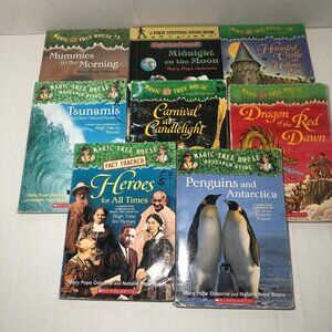 Lot of 8 Different Magic Tree House Merlin Missions/Research Guide/Fact Tracker